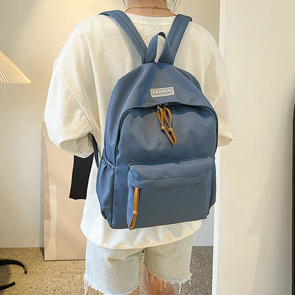Kawaii Large-capacity All-match Backpack Korean Version Simple Storage Bag Back to School Office Supplies Cute Stationery