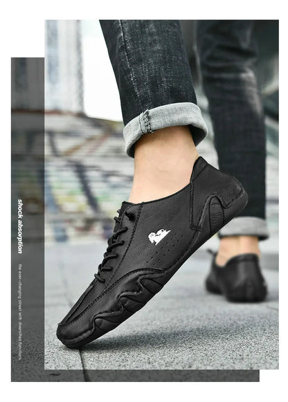 Men's shoes four season new plus size casual shoes fashion low-top soft sole breathable outdoor shoes men's sports walking shoes