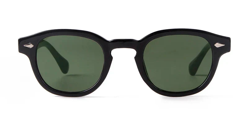Fashion Transparent Blue Round Sunglasses Women Men 2024 Retro Rivet Tortoise Small Square Sun Glasses UV400 Lunettes De Soleil