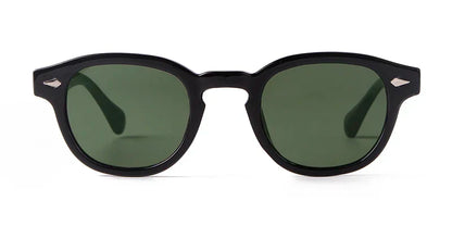 Fashion Transparent Blue Round Sunglasses Women Men 2024 Retro Rivet Tortoise Small Square Sun Glasses UV400 Lunettes De Soleil