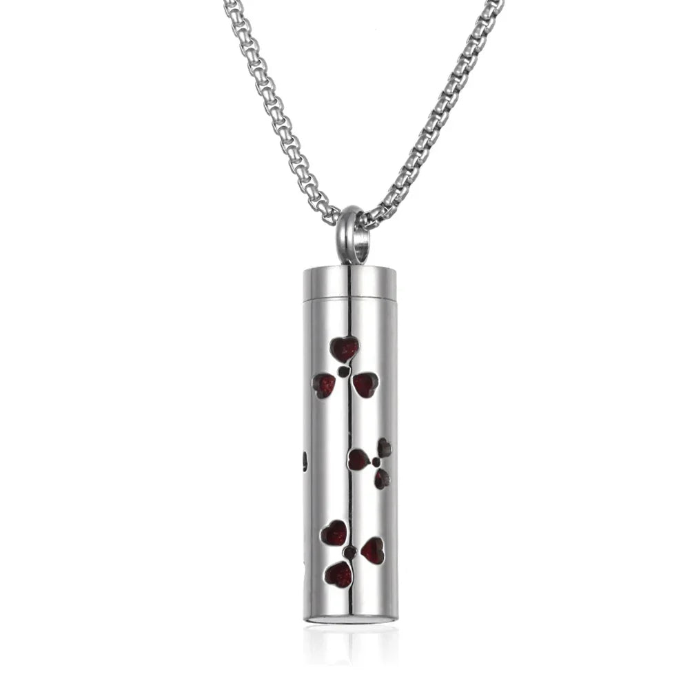 Long Strip Stainless Steel Aromatherapy Necklace Perfume Diffuser Essential Oil Diffuser Pendant Necklace Jewelry Accessories