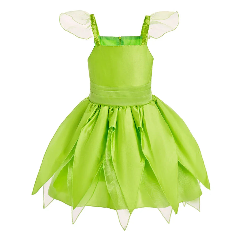 Little Girl Rapunzel Costume Party Fancy Princess Dress Christmas Cosplay Belle Sleeping Beauty Cinderella Carnival Disguise
