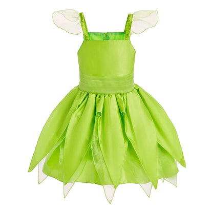 Little Girl Rapunzel Costume Party Fancy Princess Dress Christmas Cosplay Belle Sleeping Beauty Cinderella Carnival Disguise