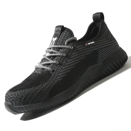 Safety Shoes Men's Work Boots Steel Toe Cap Puncture-Proof Indestructible Security Work Shoes Women Light Comfortable Sneakers