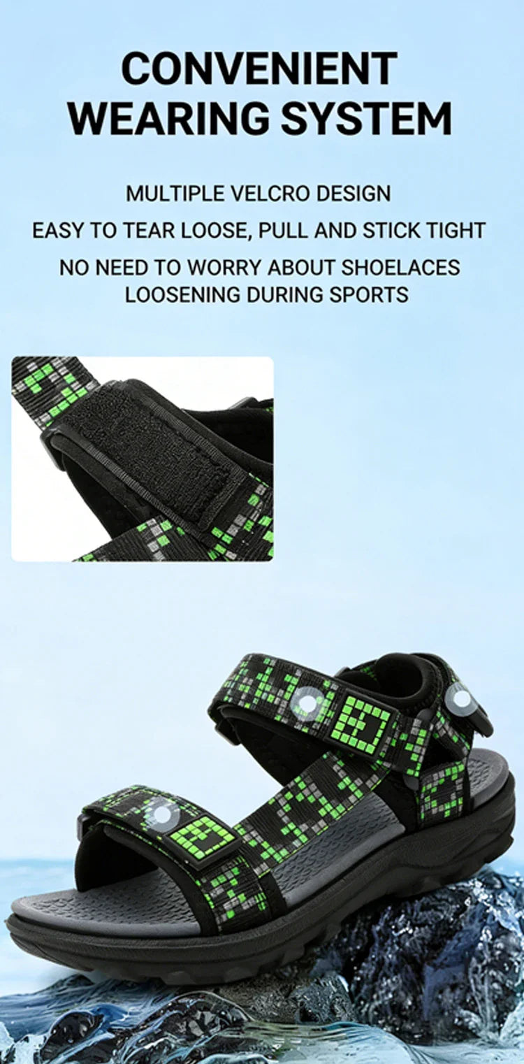 Kids Outdoor Non-Slip Sandals Boys Summer Fashion Beach Shoes Children Breathable Casual Walking Sandials