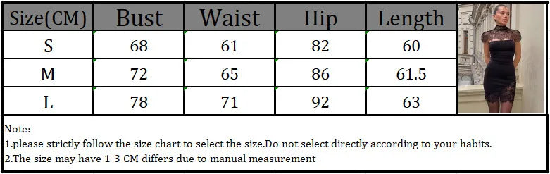 Lace Backless Sexy Mini Dress Women Gown Elegant See Through Turtleneck Sleeveless Bodycon Club Party Dresses Female