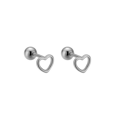 925 Sterling Silver Fashion Simple Golden Flower Beads Small Stud Earrings for Women Teen Piercing Jewelry Accessories