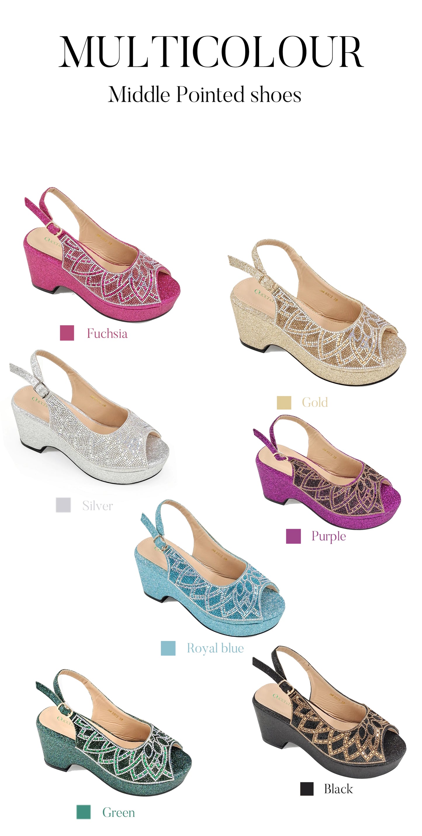 Sky Blue Elegant Nigerian Rhinestone Wedding Shoe and Bag Set Italian Inspired High Heels and Matching Handbag
