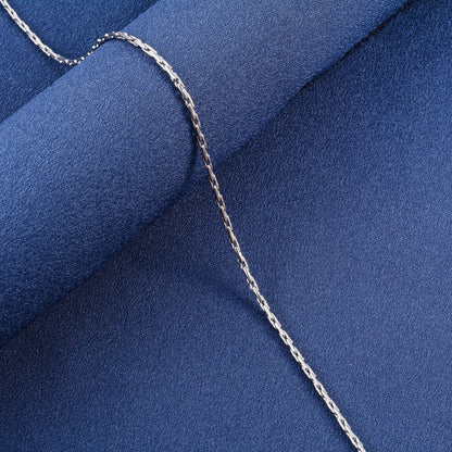 Thin Necklace Cable Chain on the Neck 316L Stainless Steel for Women Men's Silver Color Choker Waterproof Jewelry Accessories