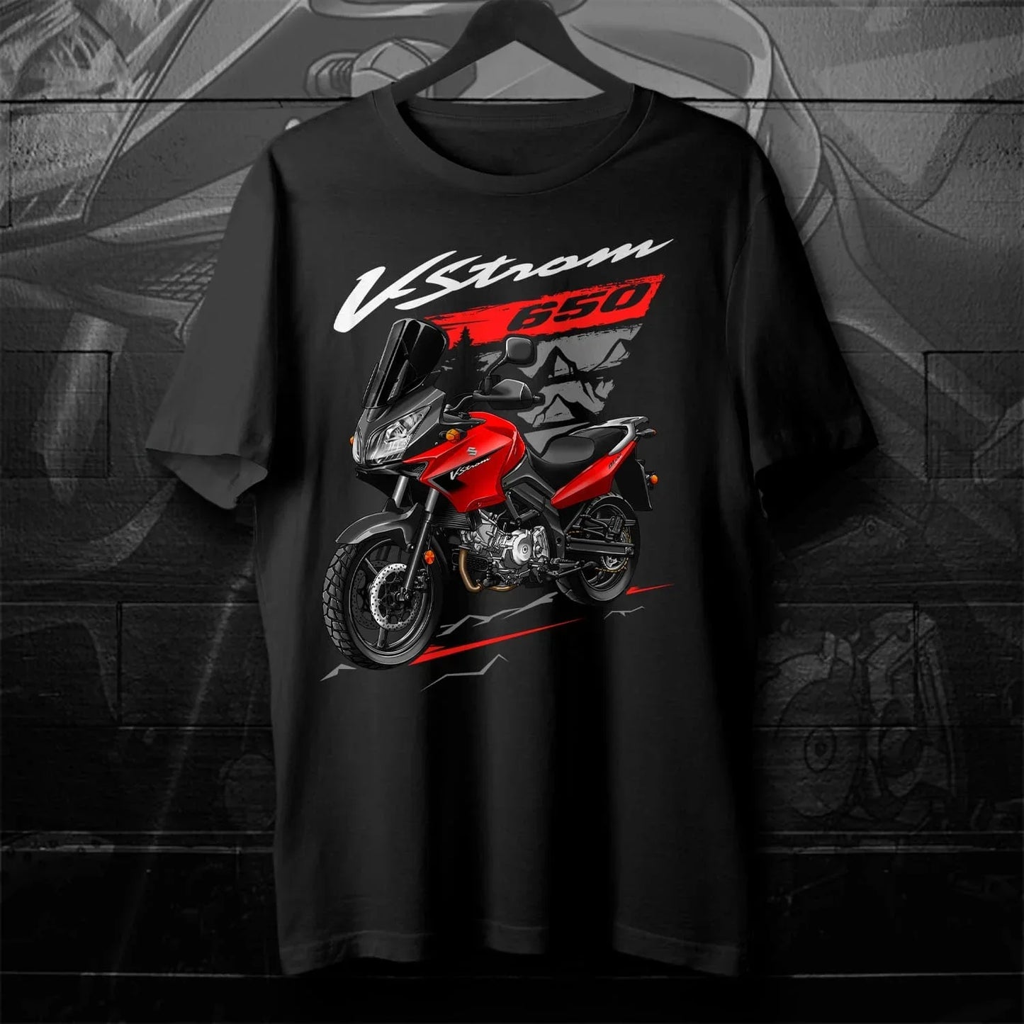 Classic Japanese 2004-2011 Models V-Strom 650 Motorcycle T-Shirt 100% Cotton O-Neck Short Sleeve Summer Casual Mens T-shirt