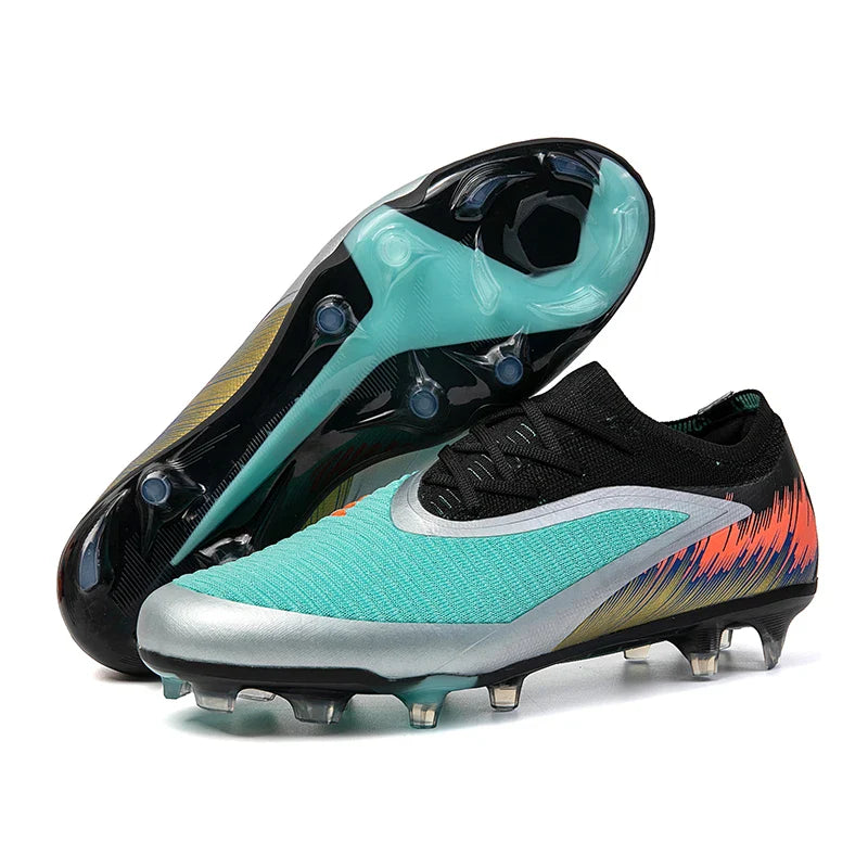 817 Mens Soccer Shoes Ultralight Turf Soccer Cleats for Youth Sneakers TF/FG Training Football Boots Chuteira Campo 35-45