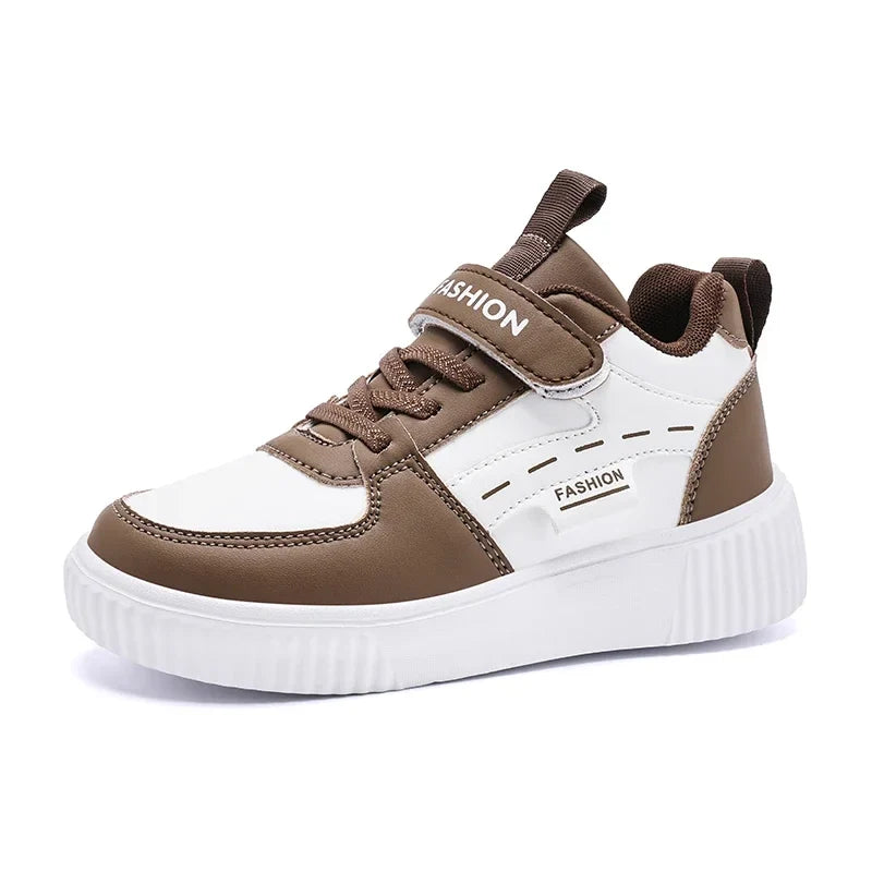 Green Skateboard Shoes Kids Trainers Fashion Lightweight Children's Sports Shoes Comfortable Non-slip Casual Sneakers For Boys