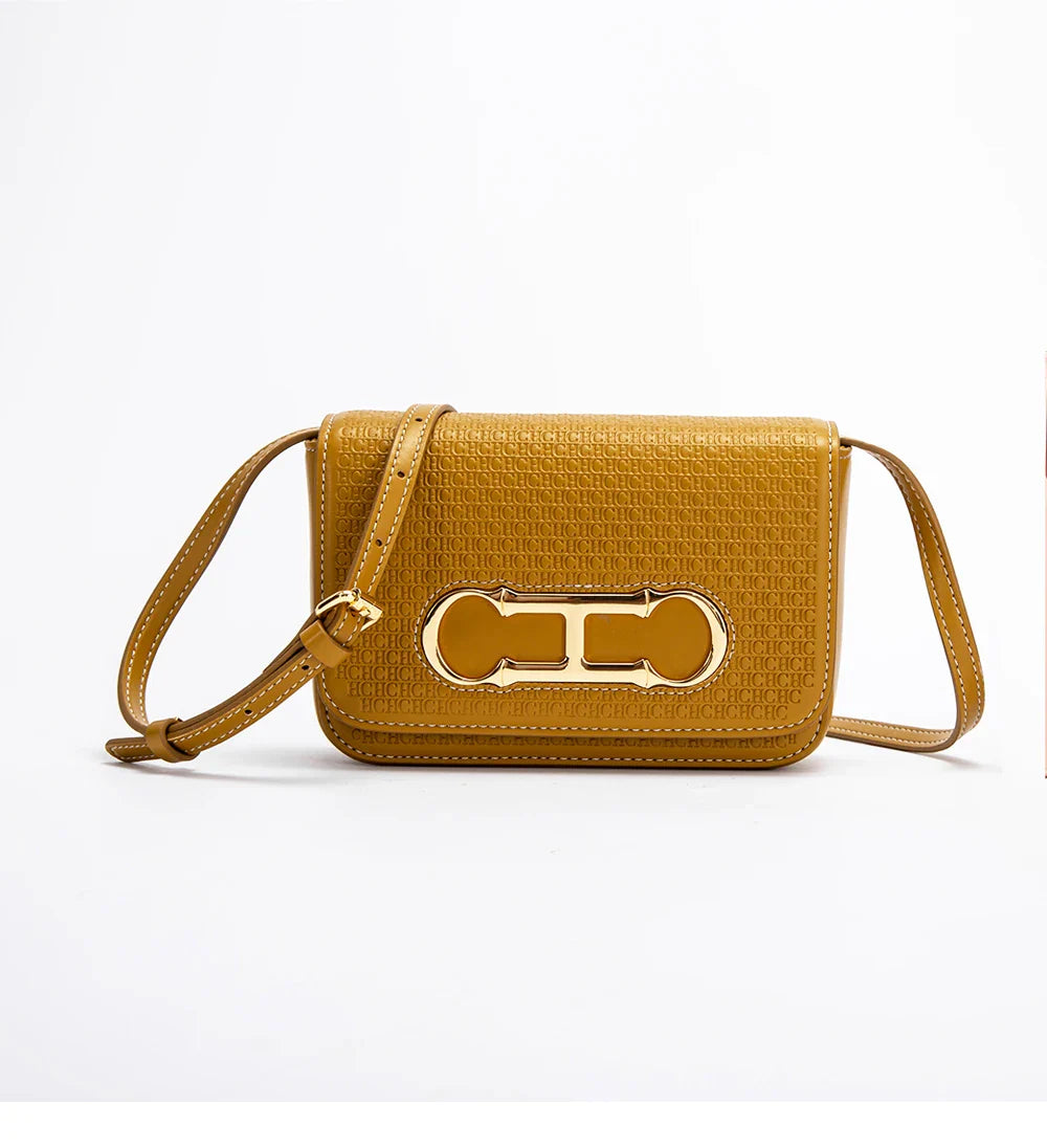 Women's Crossbody Bag 2024 New Flip Saddle Bag Simple Commuter Small Square Bag