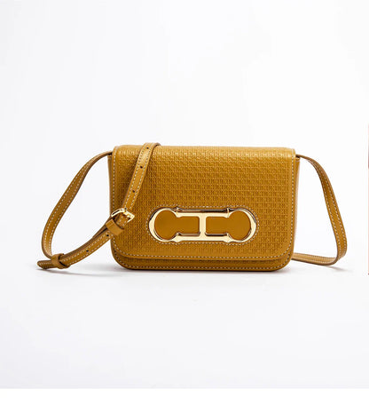 Women's Crossbody Bag 2024 New Flip Saddle Bag Simple Commuter Small Square Bag