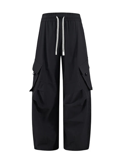Summer Men's Cargo Pants with 5 Pockets Outdoor Quick Dry Casual Pants Lightweight and Cool Stretch Straight Trousers
