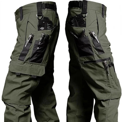 Tactical Pants Men Waterproof Combat Trousers Outdoor Hiking Hunting Clothes Multi-pocket Workwear Wear-resistant Cargo Pants