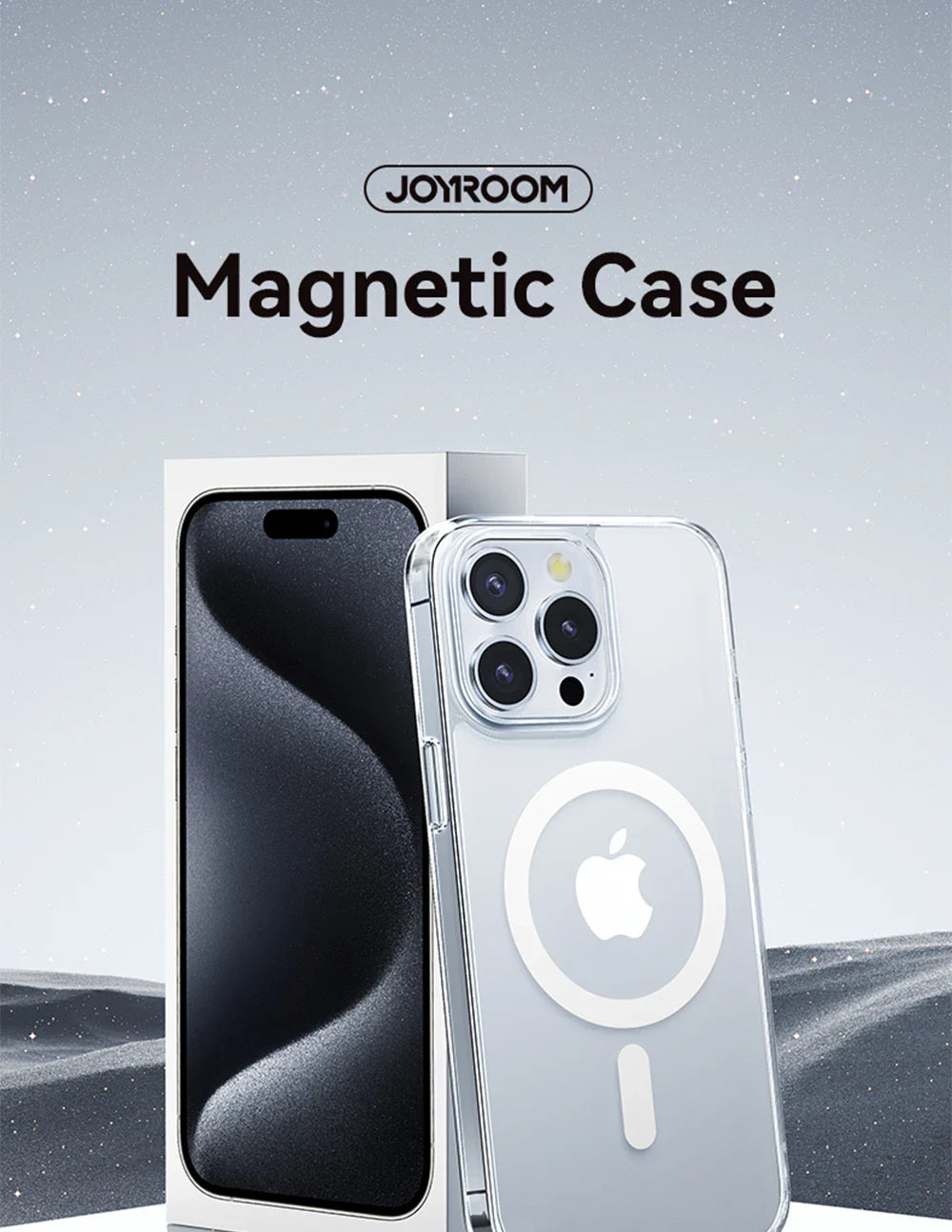 Magnetic Transparent Case For iPhone 15 14 13 Pro Max Case For Magsafe Wireless Charge Shockproof Cover Anti-fall