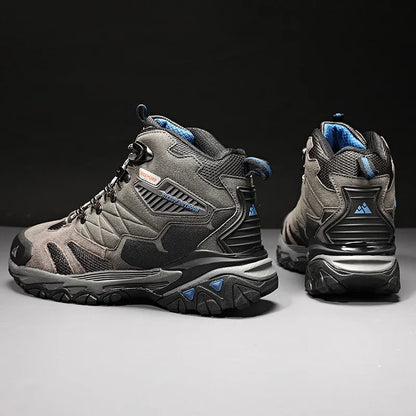 Hiking Boot Men Outdoor Boots Suede High Top Trekking Sport Men Shoes Rainproof Tactical Combat Military Boots