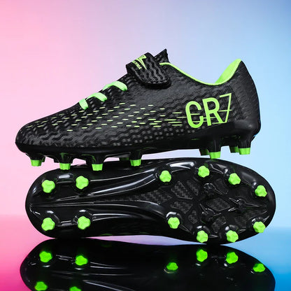New Men Kids Football Boots Grass Boys Professional Non-Slip Ultralight Cleats Match Soccer Shoes Training Shoes Drop Shipping