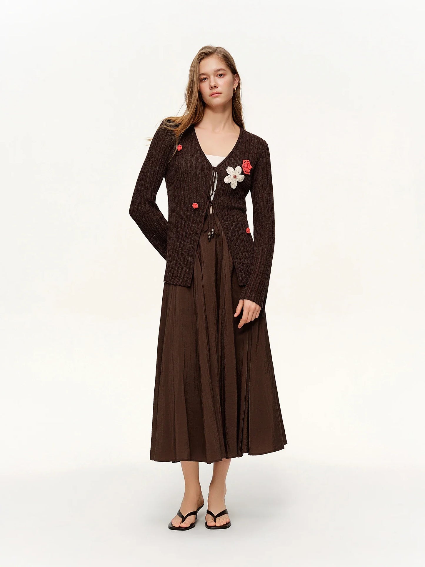 Women's 3D Tailored Patchwork Bateau Skirt Spring 2026 New Arrival Fashionable and Versatile Skirts for Every Occasion
