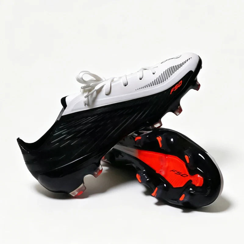 High Quality Mens Soccer Shoes 2026-F50 Breathable Non-Slip Turf Soccer Cleats Boys TF/FG Training Football Boots Chuteira Campo
