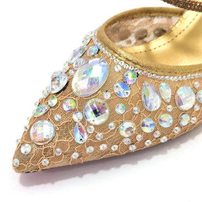Newest INS Style Lace Elegant High Heels Pointed-Toe Nigeria Popular Design African Ladies Shoes And Bag Set