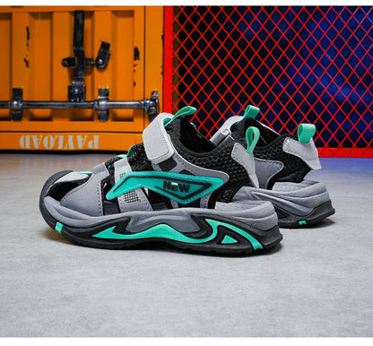 Boys' Toe-Protecting Sports Casual Shoes and Sandals