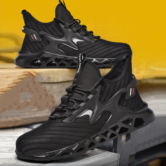 Anti-Puncture Anti-smash Safety Shoes Steel Toe Boots for Men Comfortable Work Sneakers Industrial Shoes for Construction Site