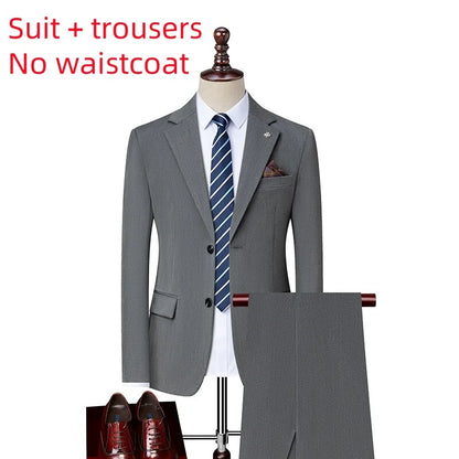 2025 High quality fashion handsome everything fashion business leisure has a single west two sets three sets