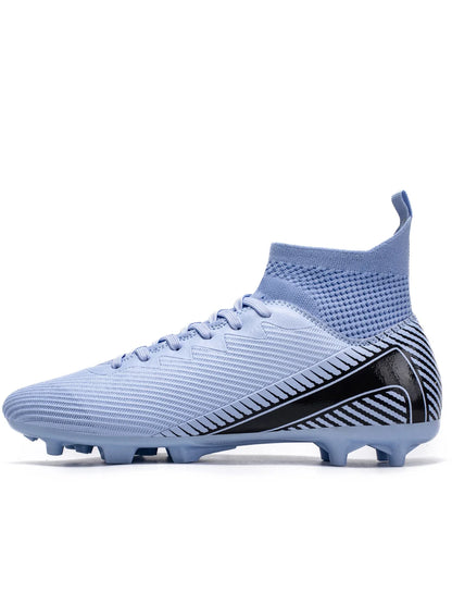 Breathable AG FG football shoes PU Fabric Mesh Upper TPU Wear-resistant Sole Non-slip Design For Kids Youth Daily Play