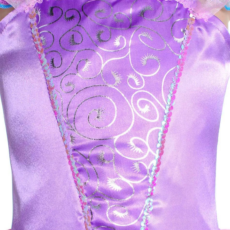 Little Mermaid Ariel Princess Dress for Girl Cosplay Mermaid Party Costume Princess Fancy Vestidos Children Carnival Clothes