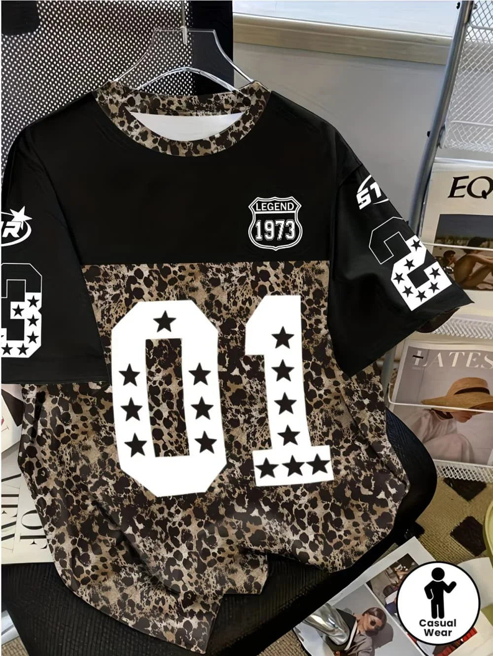 Summer Number Digital 3D Printed T-Shirt for Kids Sports Style Top Patchwork Short Sleeve Sports Football Jersey Y2k Loose Tops