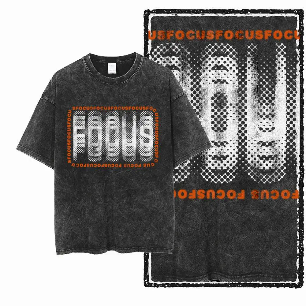 G25 Exclusive Cool Vintage Cotton  Men's COOLMIND Graphic T-shirt | Acid Washed  Streetwear Big Size O-neck men's Tee Tshirt