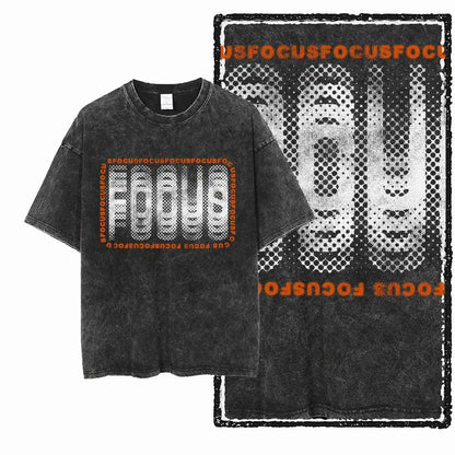 G25 Exclusive Cool Vintage Cotton  Men's COOLMIND Graphic T-shirt | Acid Washed  Streetwear Big Size O-neck men's Tee Tshirt