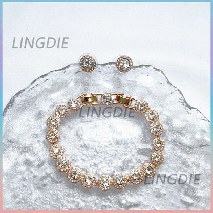 2025 EU high quality jewelry set exquisite luxury wedding jewelry simple and elegant jewelry set