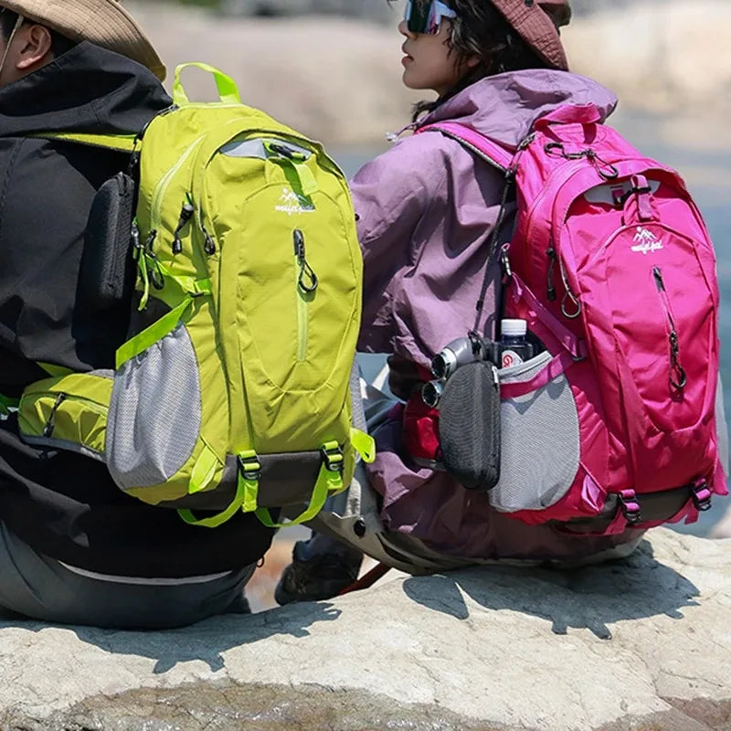 Outdoor Hiking Rucksack Backpack Mountaineering Bag for Men Women Sports Trekking Backpack Light Travel Camping
