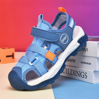 Fashion Boys Sandals Children Summer Shoes Sneaker Non-slip Closed Toe Water Shoes Outdoor Walkingsports Sandal for Boy Shoes
