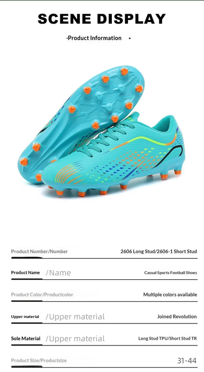 New Men Soccer Shoes Hot Sale Women Professional Football Boots Unisex High-quality Futsal Ultralight Cleats TF/FG Sneakers