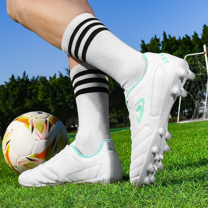 New Men Football Boots Futsal Soccer Shoes TF FG Grass Cleats Comfortable Outdoor Training Shoes Match Breathable Sport Indoor