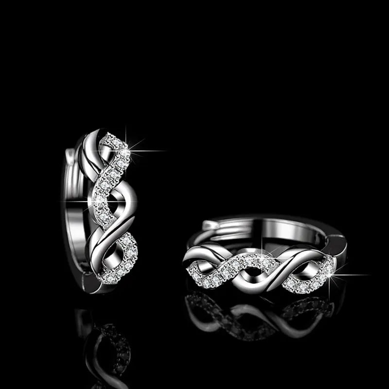 GRA Certified Moissanite Hoop Earrings for Women s925 Sterling Silver Plated 18k White Gold Wedding Huggie Earrings