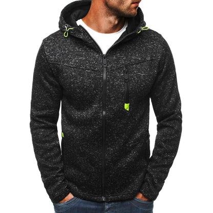 Men's Hoodies Sweatshirts Jacquard Hoodie Fleece Men Hooded Sweatshirt Pullover For Male Hoody Man Sweatshirt