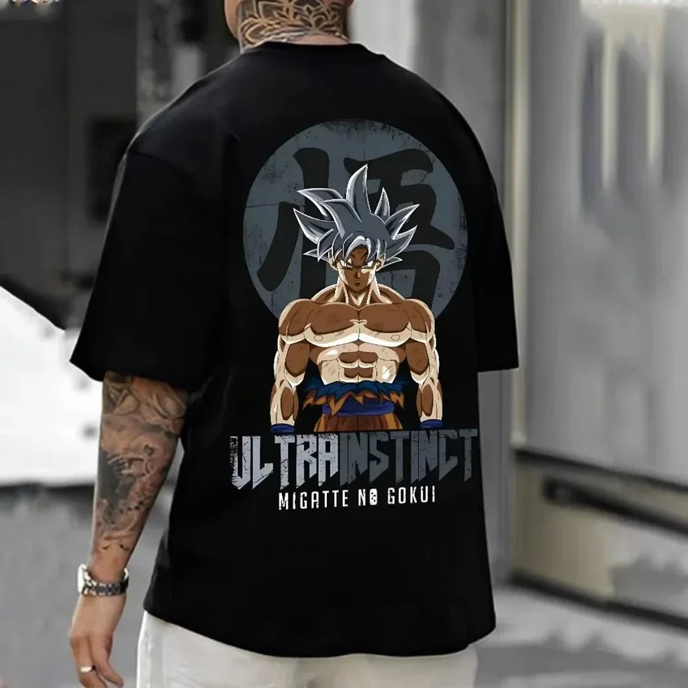 T-Shirt Summer New Men's Street Hip Hop Loose Casual American Trend Short Sleeve Top