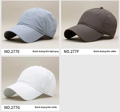 Summer Lightweight Quick Drying Baseball Cap Man  Plus Hat Male Outdoor Sport Oversized Men's Navy Baseball Cap for Big Heads