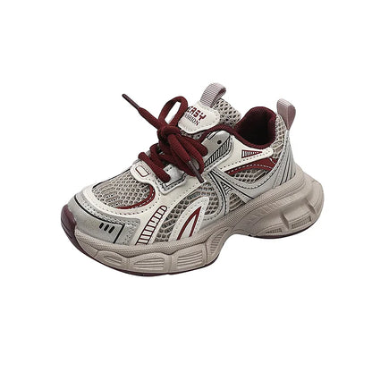 Children Sports Shoes Spring Autumn Mesh Breathable Causal Training Sneakers for Boys Girls Classic Kids School Basketball Shoes