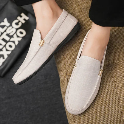 Fashion Men Casual Shoes Luxury Brand Men Loafers Breathable Comfort Slip-on Mens Driving Shoes lightweight Lazy Shoes Moccasins