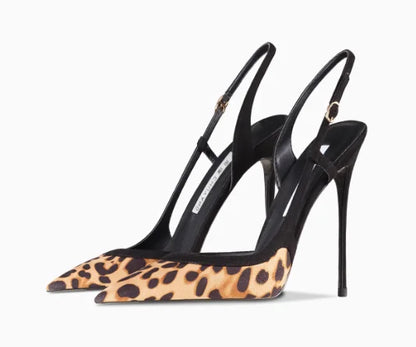 2025 Summer New Side Leakage Hollow Back Tripping High Heel Sandals Black Sexy OL Style Large Shoes 33-46
