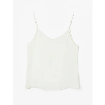 Casual Streetwear Women Cami Tops Sexy V Neck Summer Black Tank White Elegant Sleeveless Cute Ladies Clothes
