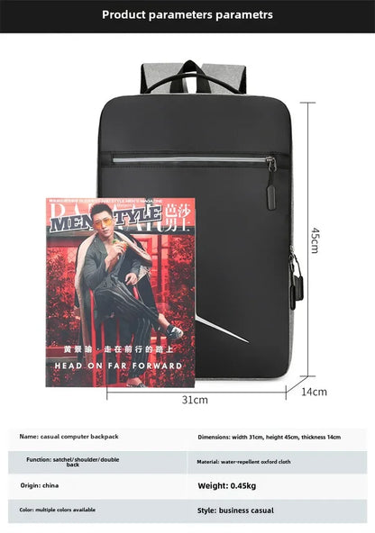 New Anti-theft USB Waterproof Hard Case Travel Smart Laptop Motorcycle Backpack Man EVA Fashion Business Men's Shell Backpack