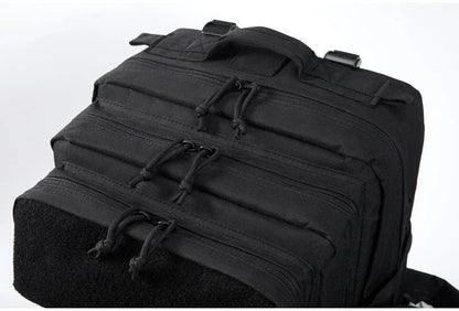 25L/45L Tactical Backpack for Men and Women Outdoor Survival Bug Out Bag Small School Rucksack Hking with Bottle Holder