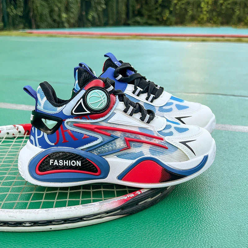 Kids Sneakers Breathable Mesh Sports Shoes for Children Boys Lightweight Basketball Shoes 2025 New Casual Sneakers Boys Trainers